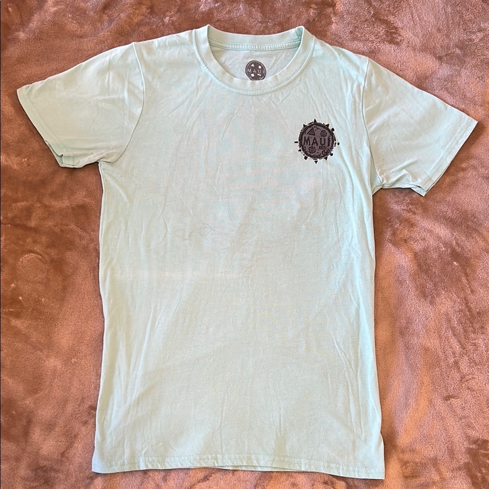 Maui and Sons Teal Short Sleeve Tee Crew Neck